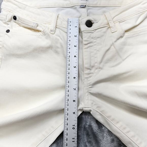 M1858 New York Jeans Womens 6/28 White Paulina Ankle Low Rise Skinny Stretch - Picture 11 of 14